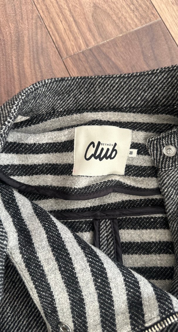 Gri Fermuarlı Kadın Biker Ceket - Görsel 5