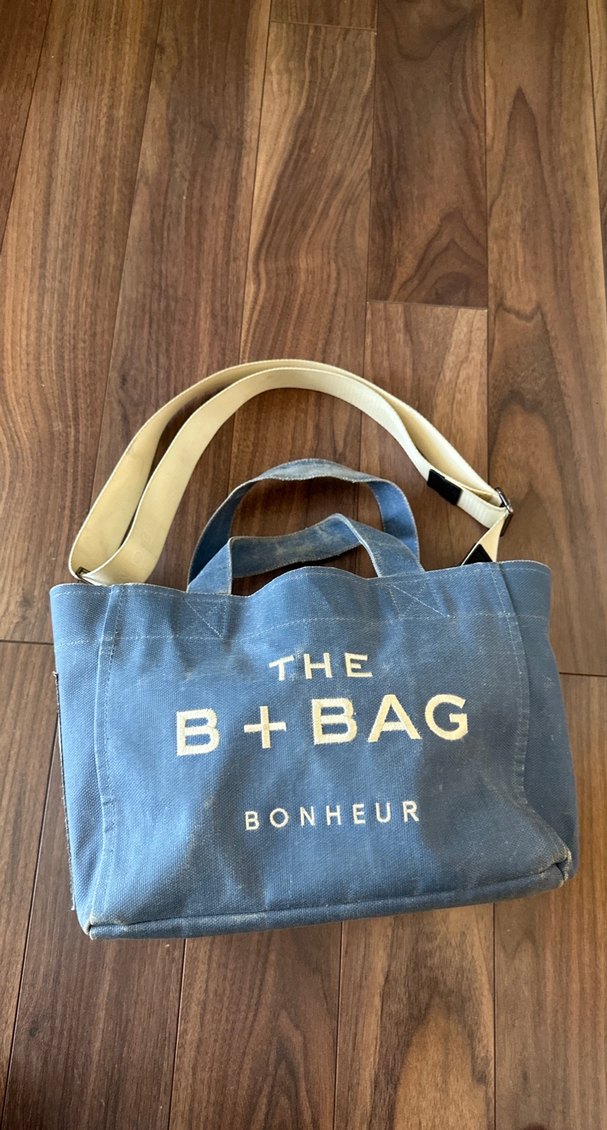 Mavi Kot Kumaş Kadın Omuz Çantası - Görsel 2