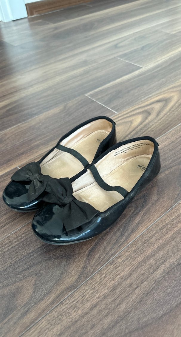 Kız Çocuk Siyah Fiyonklu Babet - Görsel 3