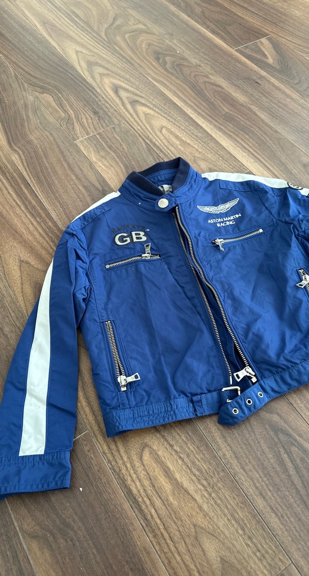 Erkek Çocuk Mavi Denim Kemerli Ceket - Görsel 2