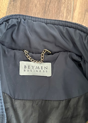 Fermuarlı Siyah Kadın Midi Mont - Görsel 3