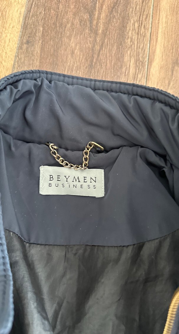 Fermuarlı Siyah Kadın Midi Mont - Görsel 3