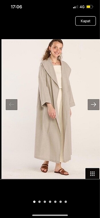MİNİK TERZİ KETEN KAFTAN