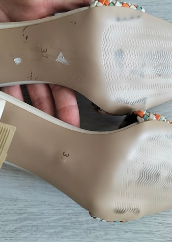 MUDO Pastel Renkli Örgü Bantlı Terlik - Görsel 6