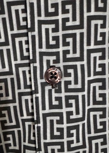 Balmaın Gri Desenli Erkek Kısa Kollu Şortlu Takım - Görsel 6