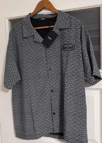 Balmaın Gri Desenli Erkek Kısa Kollu Şortlu Takım - Görsel 2
