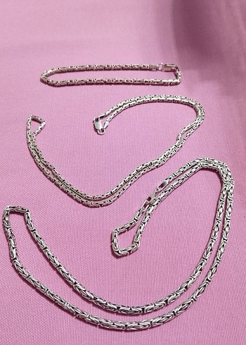 2 Adet Kral Kolye & 1 Adet Kral Bileklik - Görsel 2