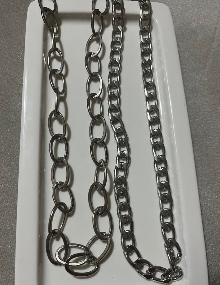 ÇELİK ZİNCİR KOLYE - Görsel 2