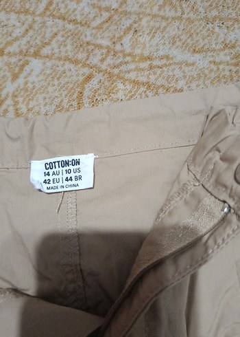 Bej Uzun Keten Etek - Görsel 5