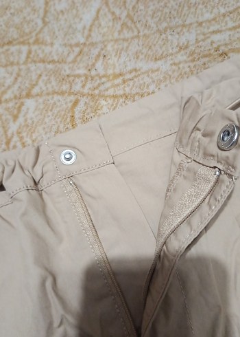 Bej Uzun Keten Etek - Görsel 4