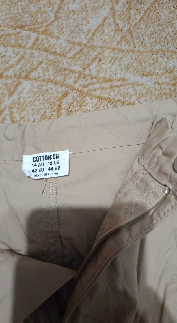 Bej Uzun Keten Etek - Görsel 5