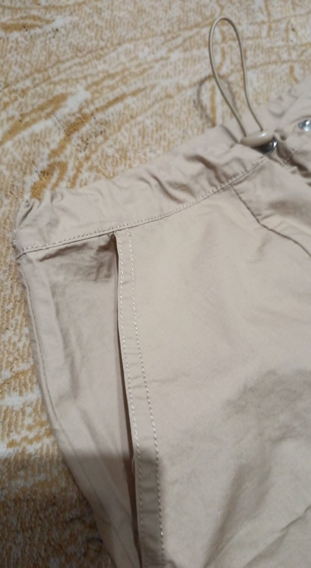 Bej Uzun Keten Etek - Görsel 2