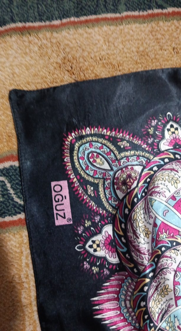 Bohem Desenli Çok Renkli şal - Görsel 2