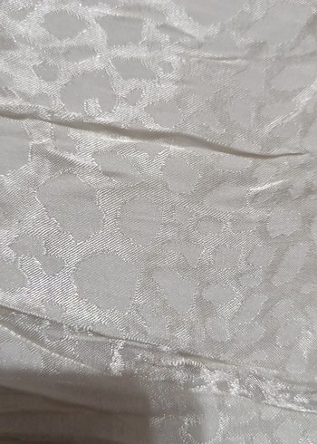 krem pamuk Kadın Şal - Görsel 2