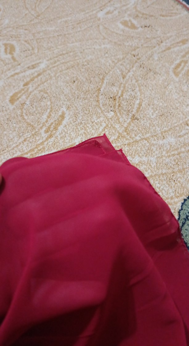 Bordo  Kadın Bohem Şal - Görsel 2