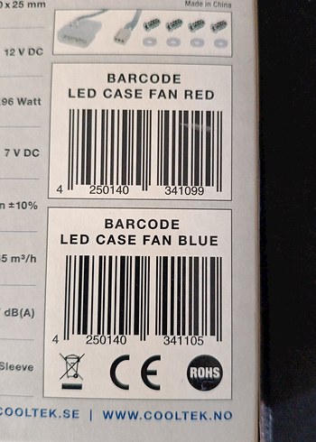 Mavi LED Kasa Fanı COOLTEK CT12025 - Görsel 3