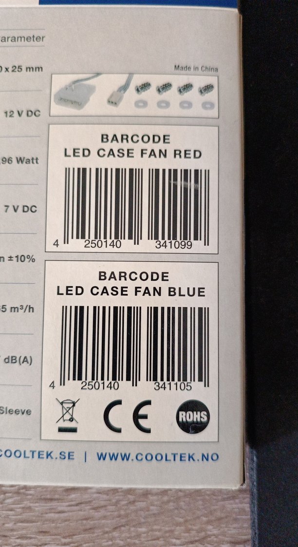 Mavi LED Kasa Fanı COOLTEK CT12025 - Görsel 3