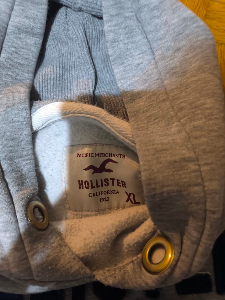 Gri Kapüşonlu Sweatshirt - Görsel 2