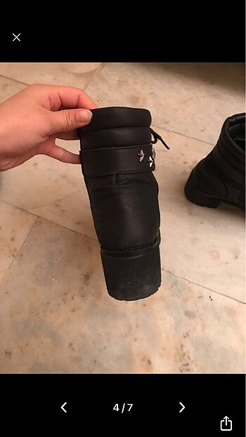 38 Beden siyah Renk Kadın bot
