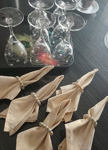 5 adet servis pecetesi ve tokasi - Görsel 2