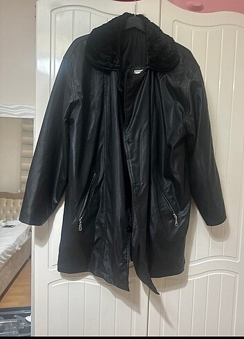 Xl beden mood deri ceket - Görsel 2