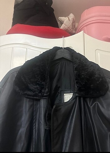 Xl beden mood deri ceket - Görsel 3
