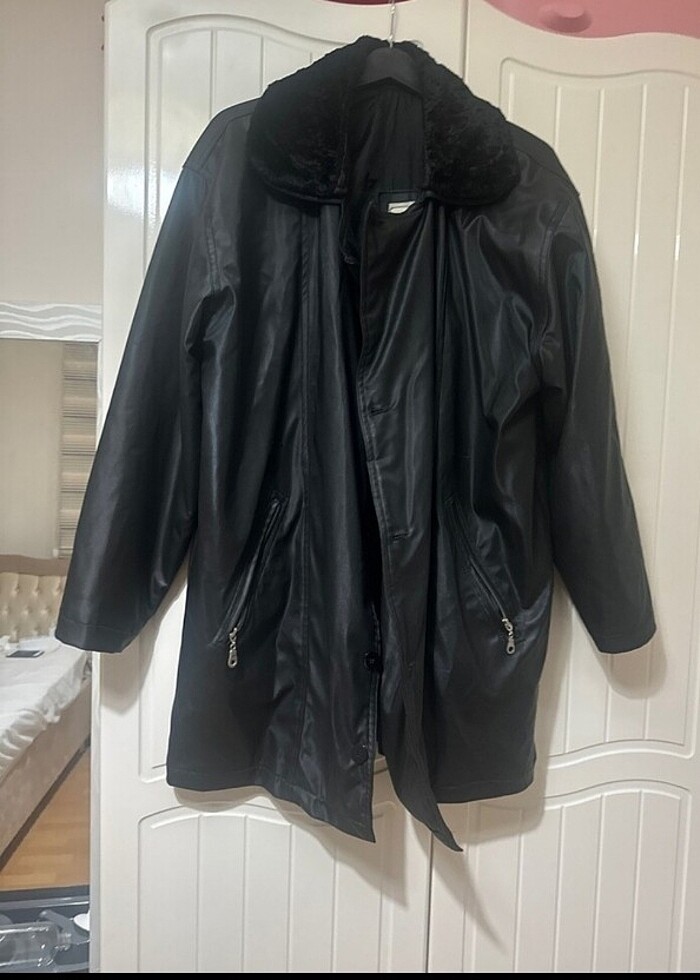 Xl beden mood deri ceket - Görsel 2