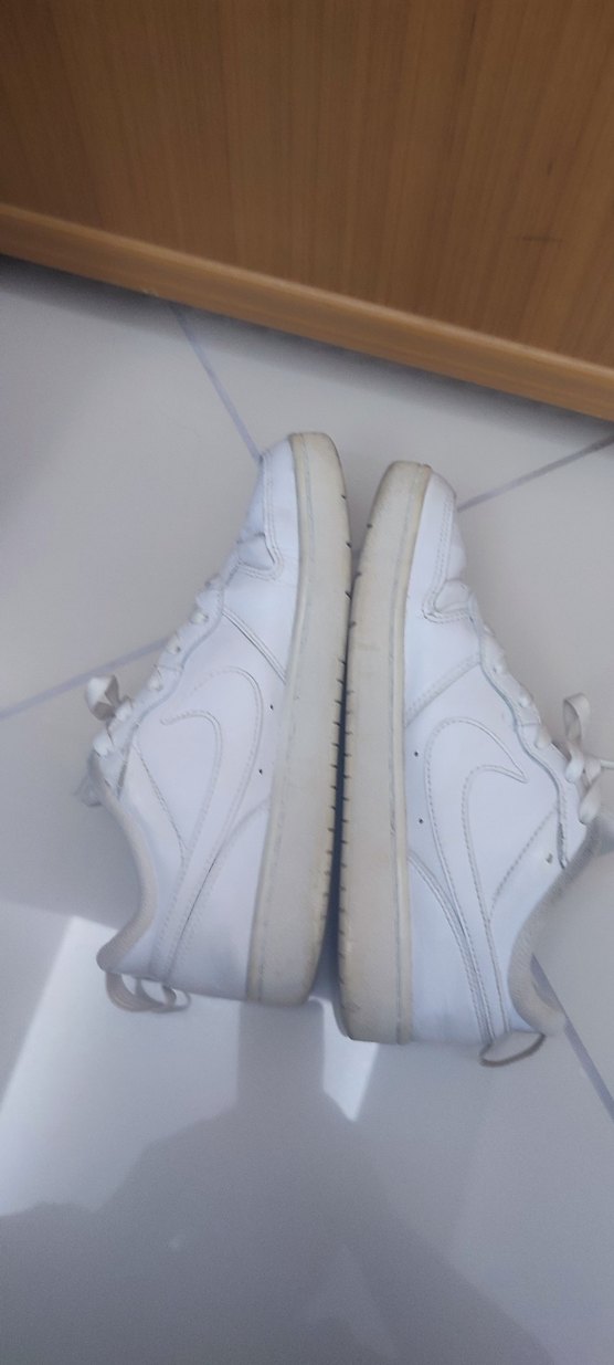 Beyaz Bağcıklı Kadın Spor Ayakkabı - Görsel 5