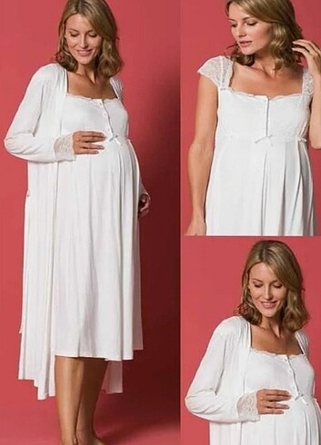 Lohusa Gecelik Sabahlık Takım Monamise - Görsel 9