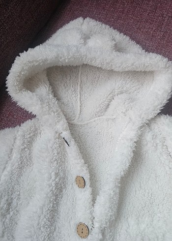 Tulum beyaz 6 - 12 ay. Peluş Tulum - Görsel 6