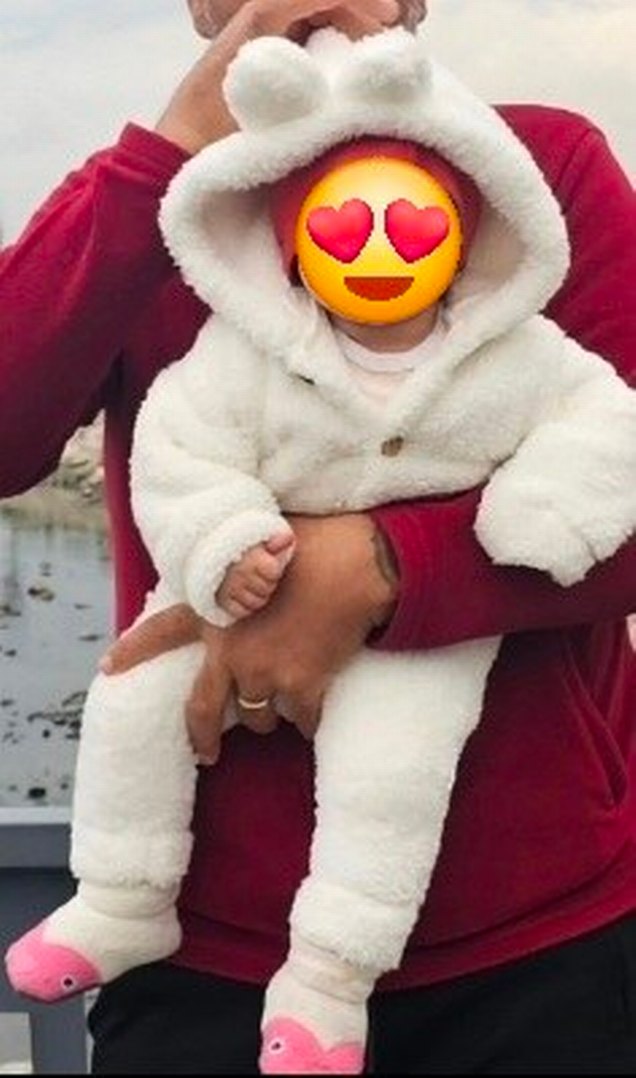 Tulum beyaz 6 - 12 ay. Peluş Tulum - Görsel 2