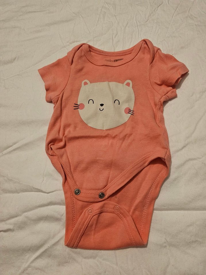 Bebek Bady Zıbın Düğmeli Kısa Kollu - Görsel 2