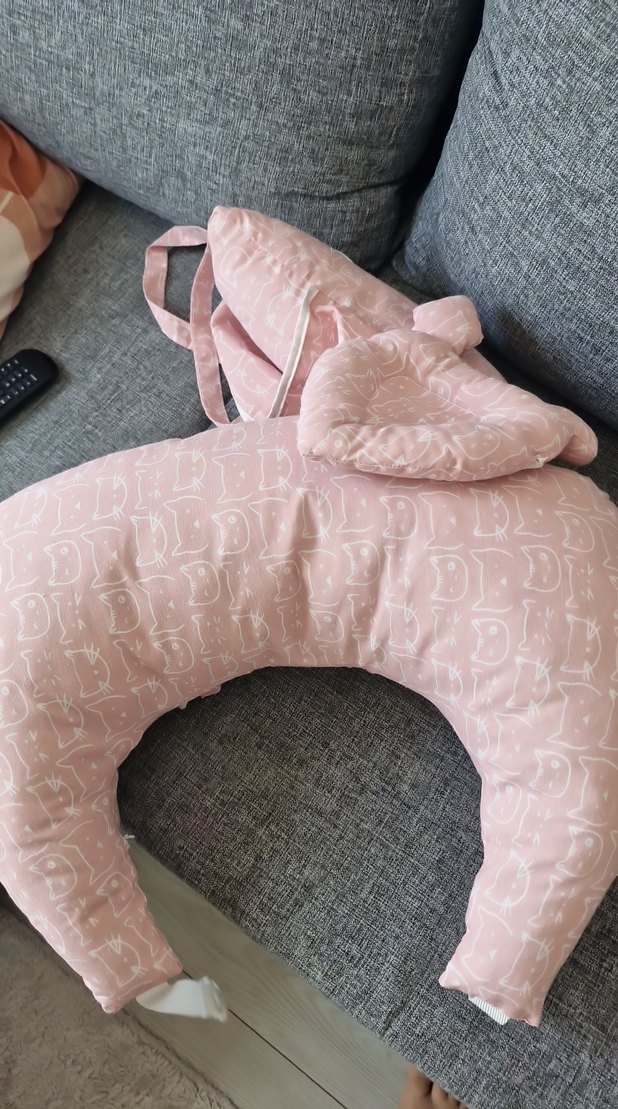 Pembe Desenli Emzirme Yastığı - Görsel 2