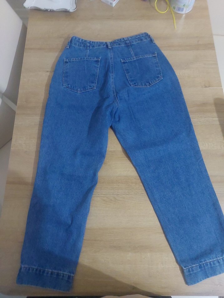 LC Waikiki Marka Rahat Kesim Kadın Denim Pantolon - Görsel 5