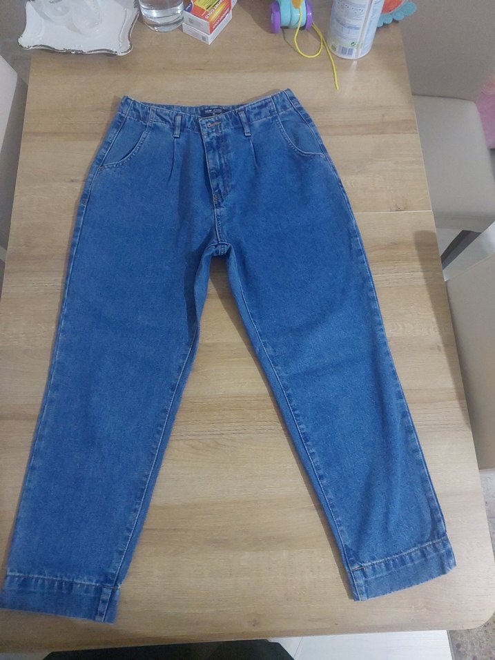 LC Waikiki Marka Rahat Kesim Kadın Denim Pantolon - Görsel 3