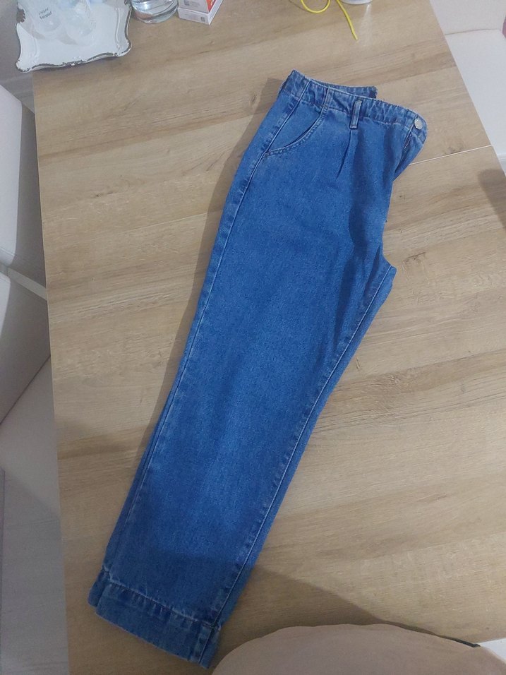 LC Waikiki Marka Rahat Kesim Kadın Denim Pantolon - Görsel 4