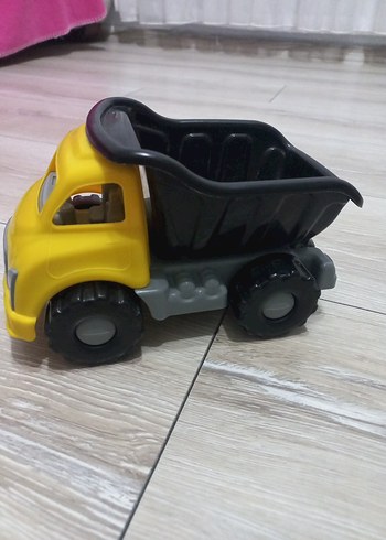 Sarı Siyah Plastik Oyuncak Kamyon - Görsel 5