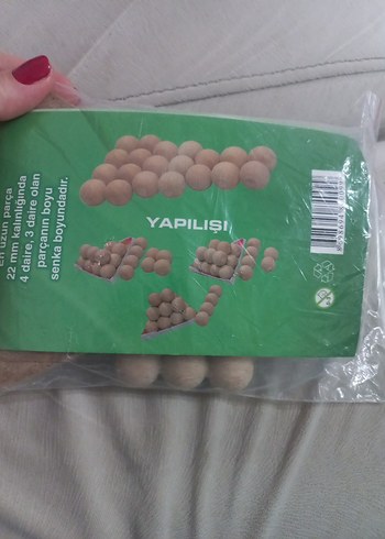 Daire Piramit Ahşap Köpek Oyuncağı - Görsel 2