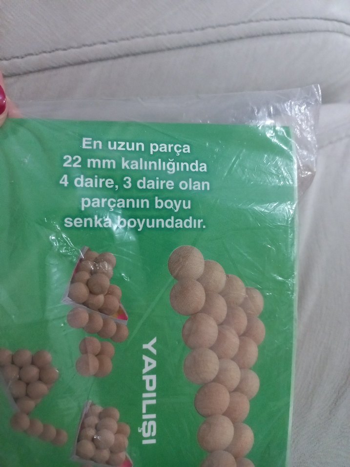 Daire Piramit Ahşap Köpek Oyuncağı - Görsel 5