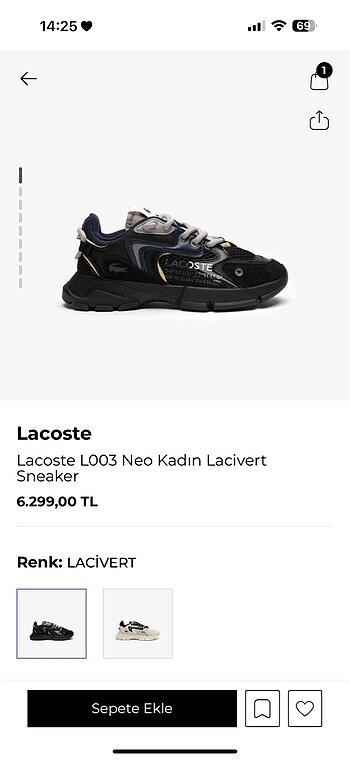 Lacoste snekar