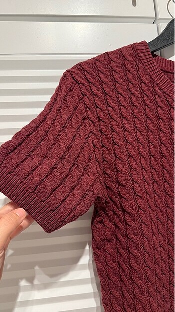 m Beden bordo Renk H&M triko