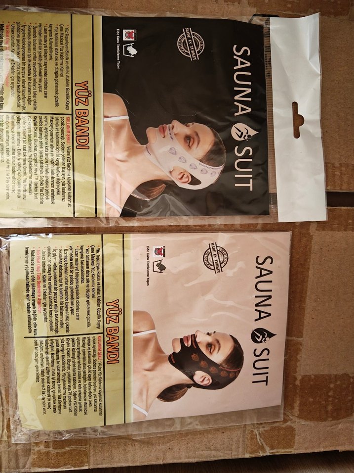 Yüz Bandı ve Sauna Maskesi Kadın - Görsel 2