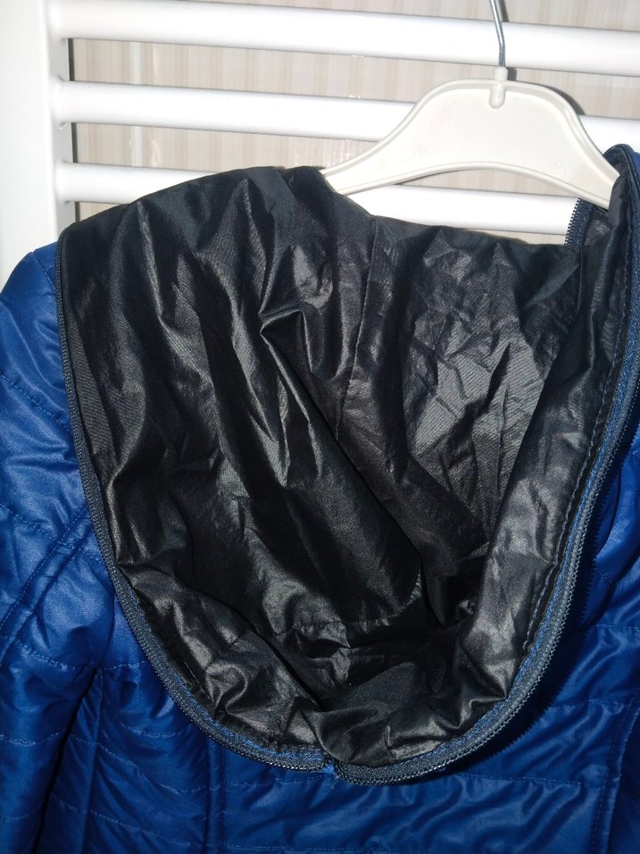 Fermuarlı Koyu Mavi Kadın Mont - Görsel 5