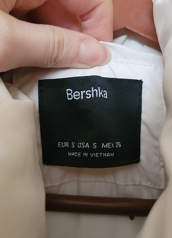s Beden Beyaz şişme mont
