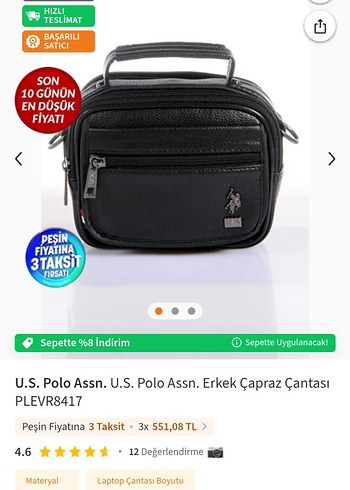 orjinal uspa çanta - Görsel 8