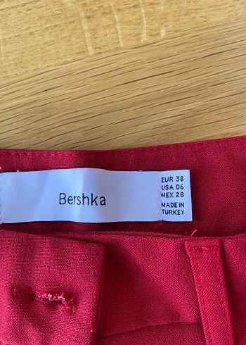 Kırmızı palazzo pantolon - Görsel 3