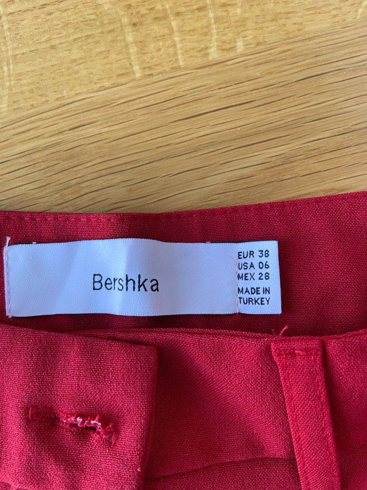 Kırmızı palazzo pantolon - Görsel 3