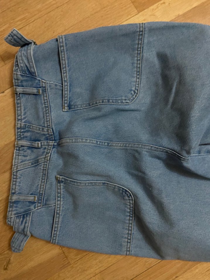 Rahat Kesim Mavi Denim Kadın Pantolon - Görsel 2