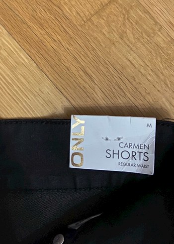 Düğmeli Koyu Mavi Mini şort - Görsel 2