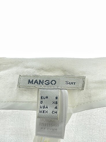 s Beden beyaz Renk Mango Kısa Elbise %70 İndirimli.
